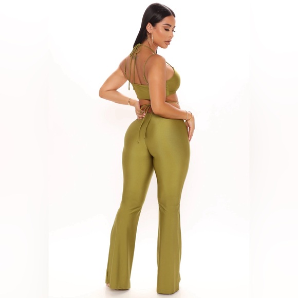 Be My Baby Pant Set in Olive - Picture 4 of 6